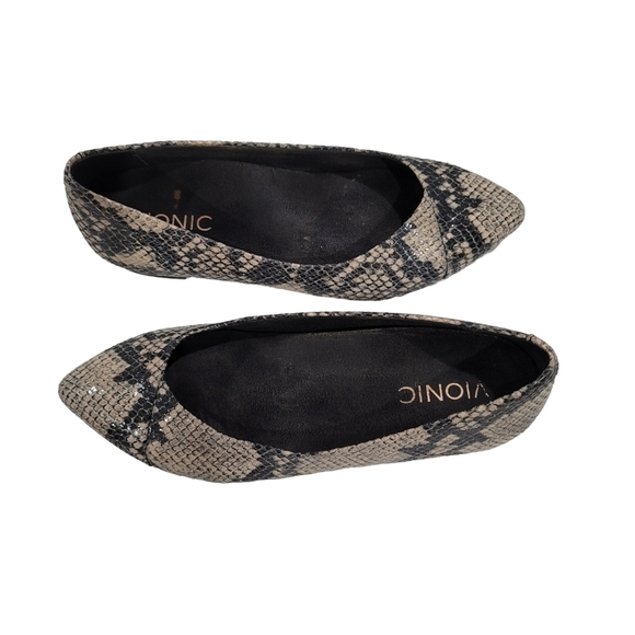 VIONIC Caballo Faux Snakeskin Flat shoes Size 5 - Picture 8 of 8